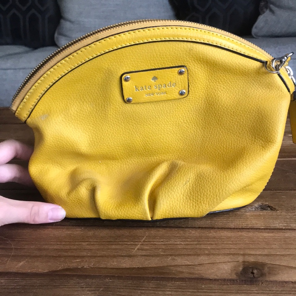 Mustard Kate Spade purse